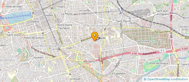 localisation de l'entreprise MGE à MARSEILLE