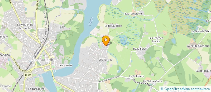 localisation de l'entreprise MGE  SUCE-SUR-ERDRE