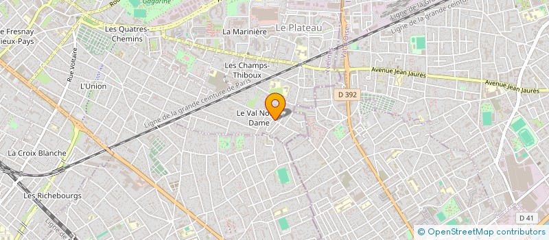 localisation de l'entreprise MGE  SARTROUVILLE