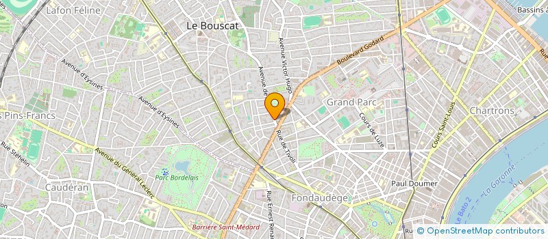 localisation de l'entreprise MGE AI à LE BOUSCAT