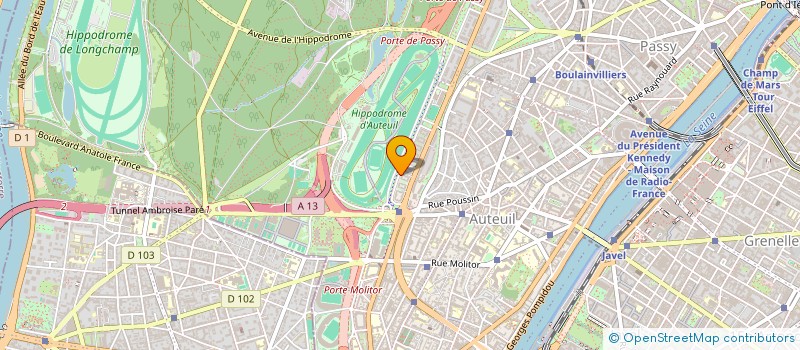 localisation de l'entreprise MGE CONSEIL  PARIS