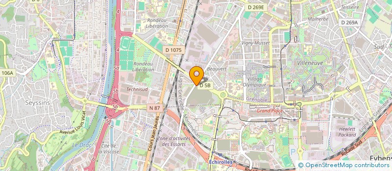 localisation de l'entreprise MGEI  GRENOBLE