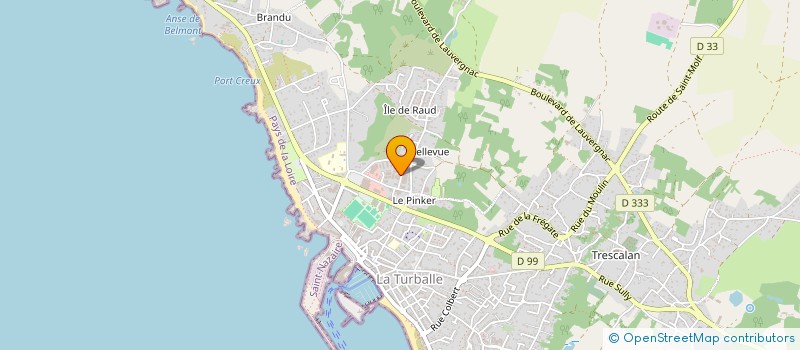 localisation de l'entreprise MGEM à LA TURBALLE