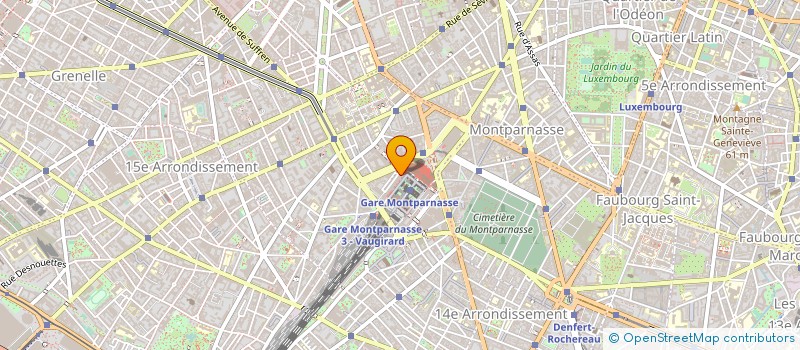 localisation de l'entreprise MGEN INTERNATIONAL BENEFITS SAS  PARIS