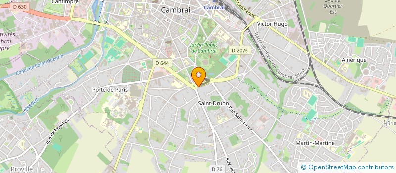 localisation de l'entreprise MGESTION à CAMBRAI