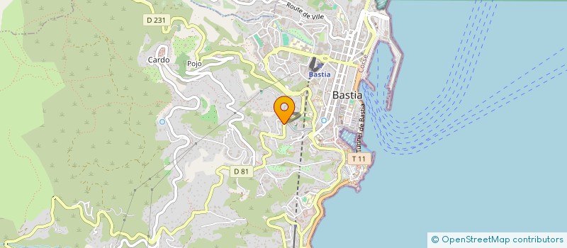 localisation de l'entreprise MGF à BASTIA