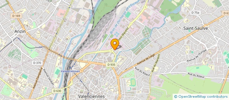 localisation de l'entreprise MGF à VALENCIENNES