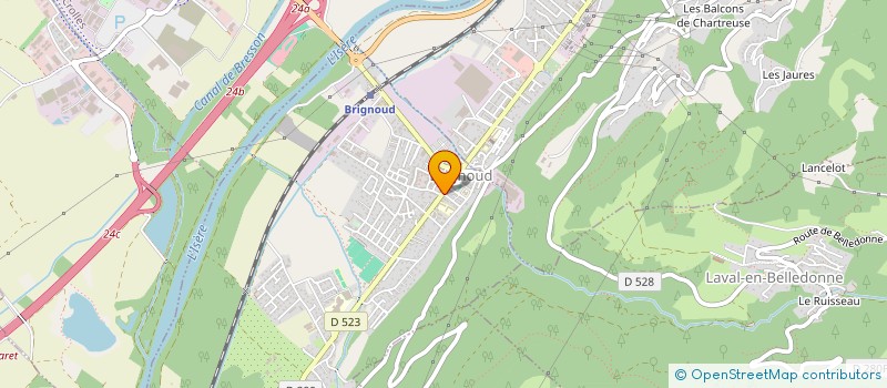 localisation de l'entreprise MGF  VILLARD-BONNOT