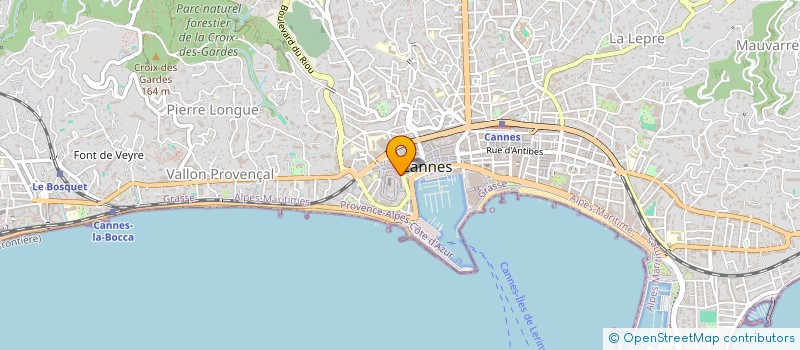 localisation de l'entreprise MGF  CANNES