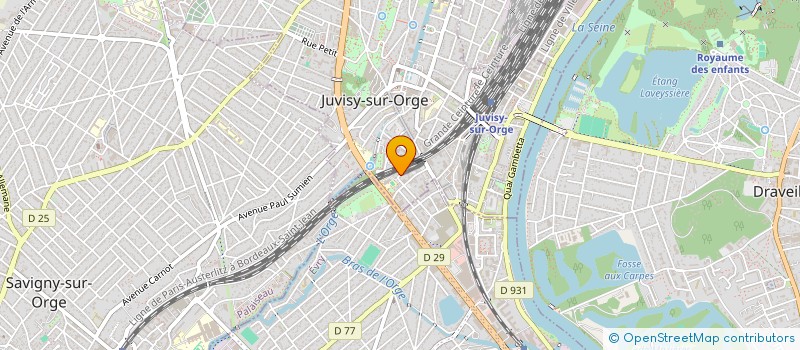 localisation de l'entreprise MGF  JUVISY-SUR-ORGE