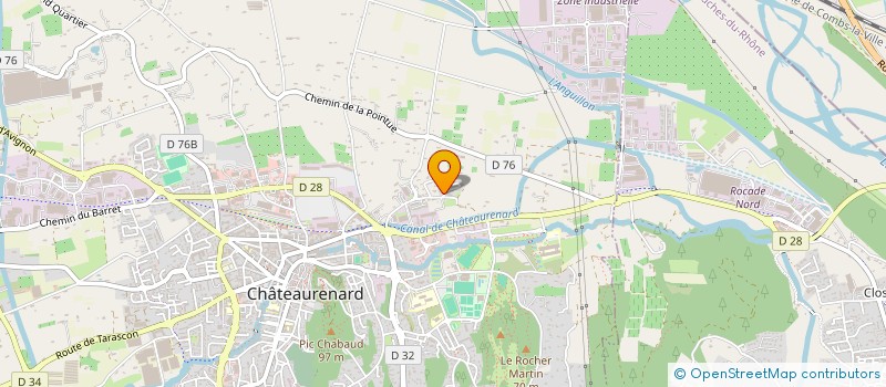 localisation de l'entreprise MGF à CHATEAURENARD