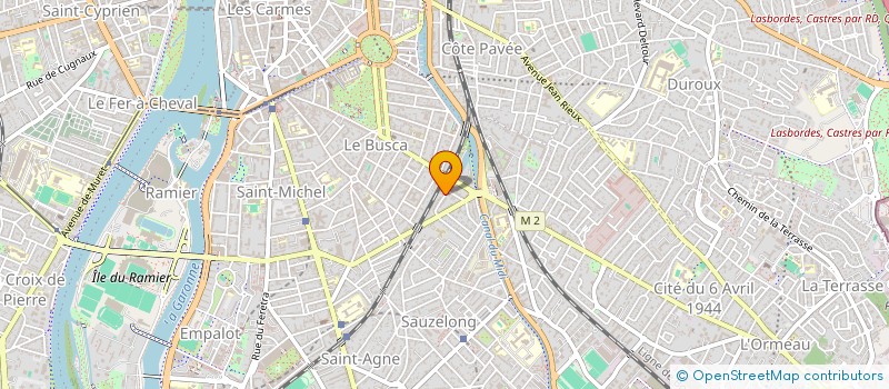 localisation de l'entreprise MGF-OCCITANIE GIE  TOULOUSE