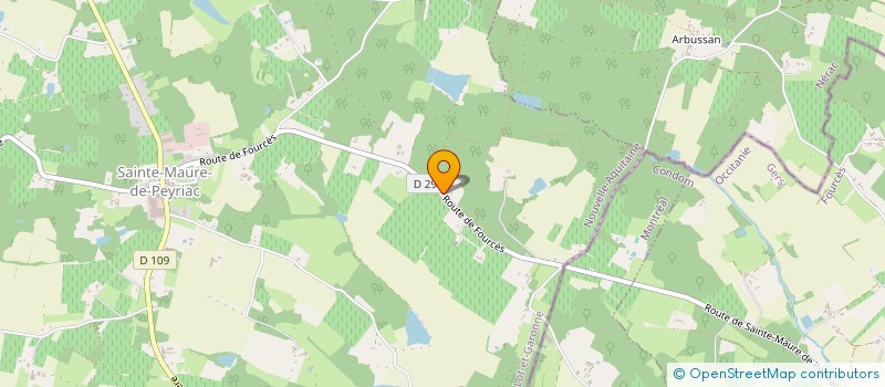 localisation de l'entreprise MGFAMILY  SAINTE-MAURE-DE-PEYRIAC