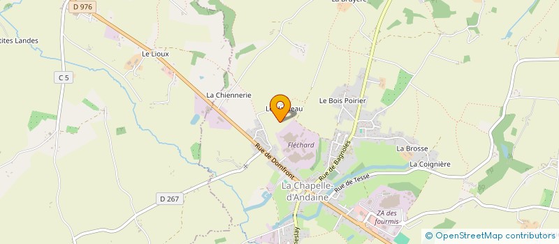 localisation de l'entreprise MGFD à BAGNOLES-DE-L'ORNE-NORMANDIE