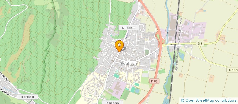 localisation de l'entreprise MGFLC  ROUFFACH