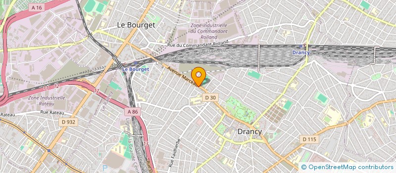 localisation de l'entreprise MGG à DRANCY