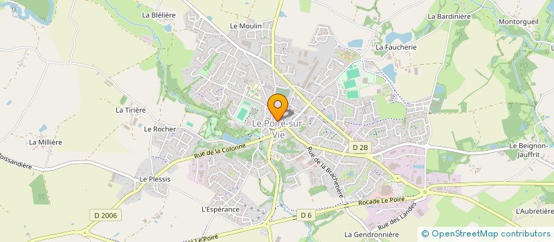 localisation de l'entreprise MGG  LE POIRE-SUR-VIE