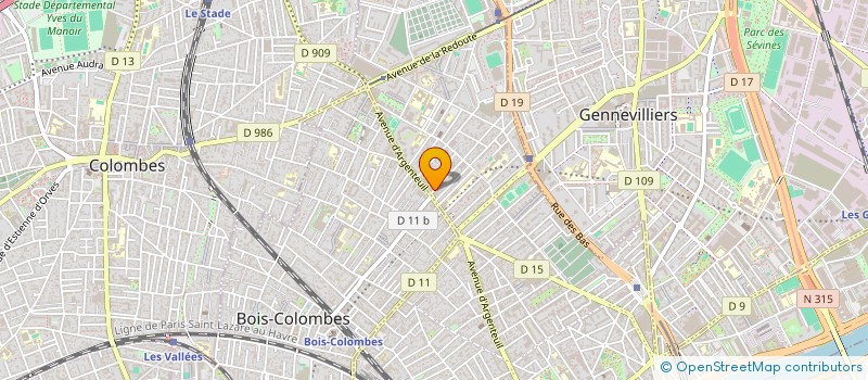 localisation de l'entreprise MGH à ASNIERES-SUR-SEINE