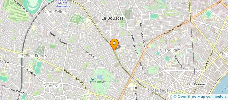 localisation de l'entreprise MGH  LE BOUSCAT