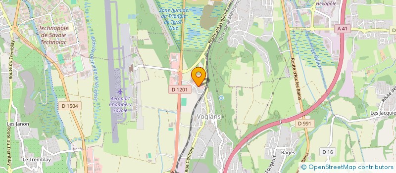 localisation de l'entreprise MGH  VOGLANS