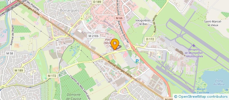 localisation de l'entreprise MGH  PEROLS