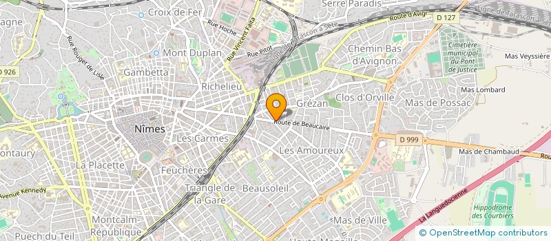 localisation de l'entreprise MGH  NIMES