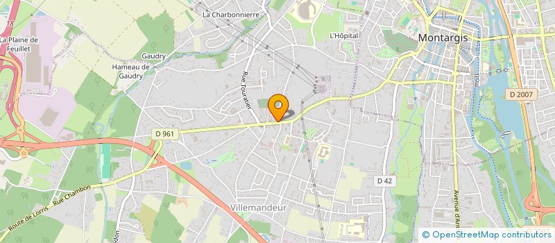 localisation de l'entreprise MGH  VILLEMANDEUR