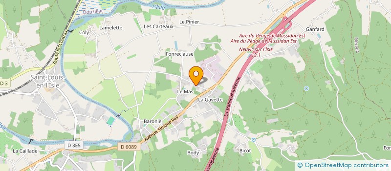 localisation de l'entreprise MGH  SOURZAC