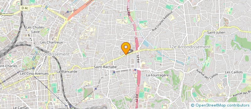 localisation de l'entreprise MGH  MARSEILLE