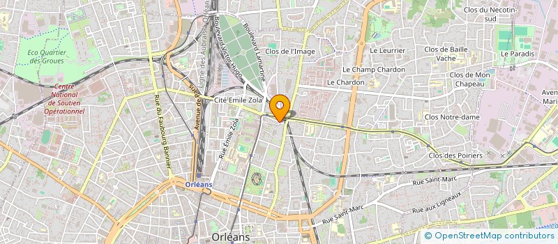 localisation de l'entreprise MGH CALYPSO à ORLEANS