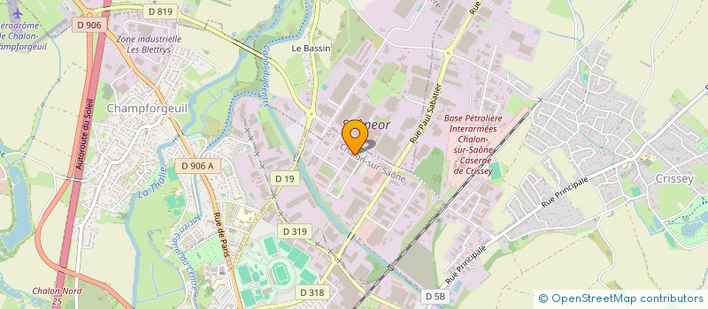 localisation de l'entreprise MGH CUSTOM à CHALON-SUR-SAONE
