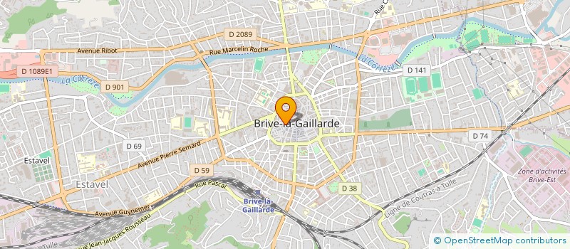 localisation de l'entreprise MGH LOGISTIQUE  BRIVE-LA-GAILLARDE