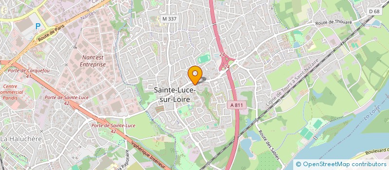 localisation de l'entreprise MGH LOIRE  SAINTE-LUCE-SUR-LOIRE