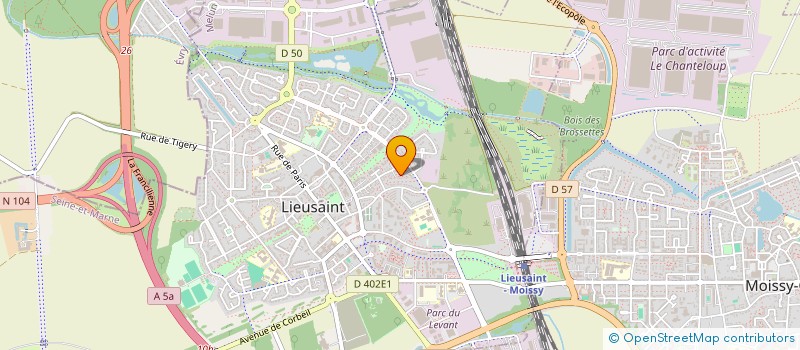 localisation de l'entreprise MGHARI  LIEUSAINT