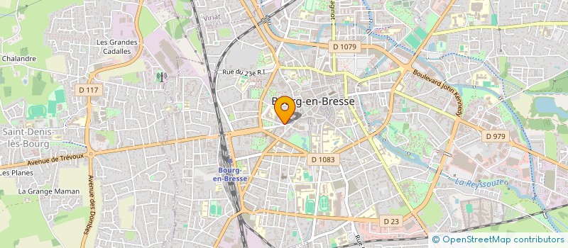 localisation de l'entreprise MGI à BOURG-EN-BRESSE