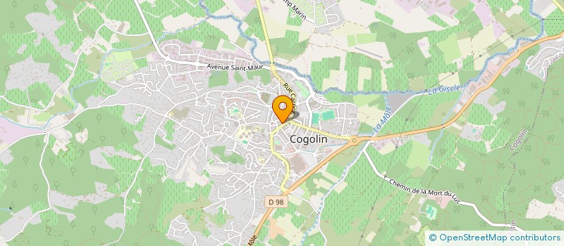 localisation de l'entreprise MGI à COGOLIN