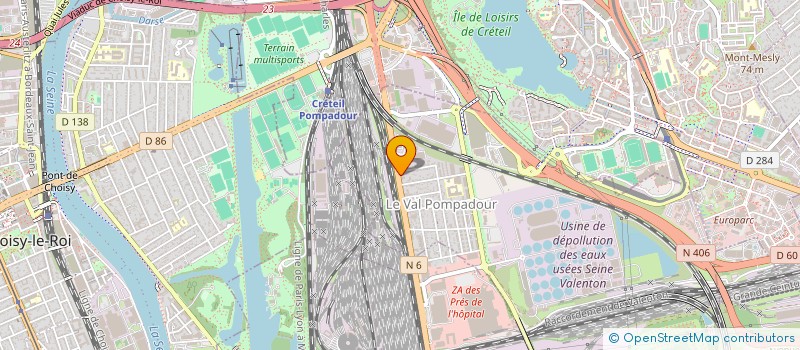 localisation de l'entreprise MGI à VALENTON