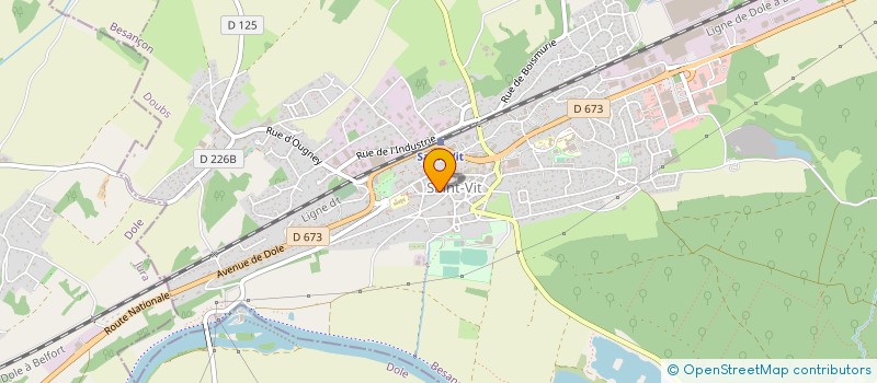 localisation de l'entreprise MGI à SAINT-VIT