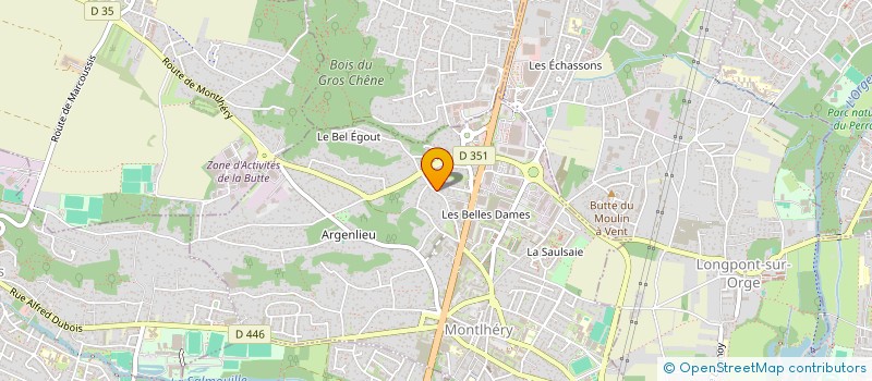 localisation de l'entreprise MGI  MONTLHERY