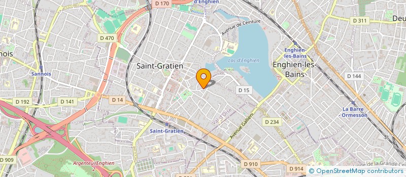 localisation de l'entreprise MGI  ENGHIEN-LES-BAINS