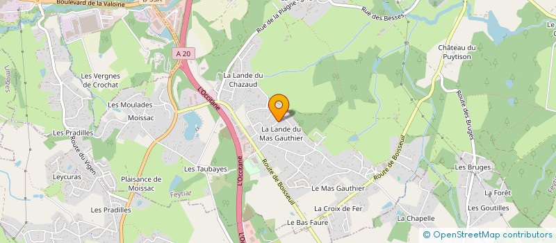 localisation de l'entreprise MGI à FEYTIAT