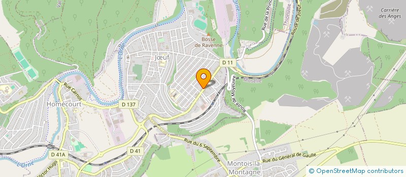 localisation de l'entreprise MGI-BATIM  JUF