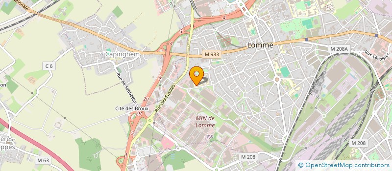localisation de l'entreprise MGI HOLDING à LILLE