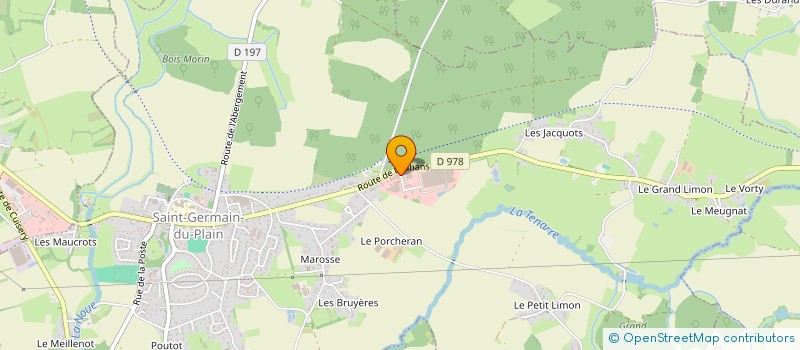 localisation de l'entreprise MGI TECH à SAINT-GERMAIN-DU-PLAIN
