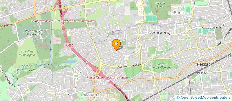 localisation de l'entreprise MGIMMO  PESSAC