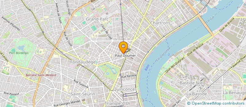 localisation de l'entreprise MGIMPACT  BORDEAUX