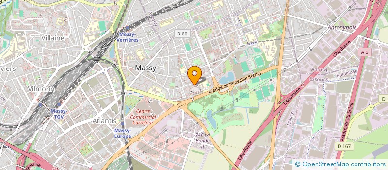 localisation de l'entreprise MGIX à MASSY