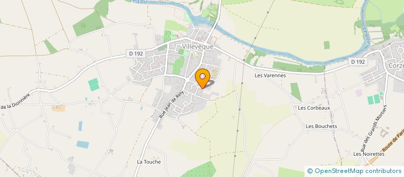 localisation de l'entreprise MGJ  LOIRE-AUTHION
