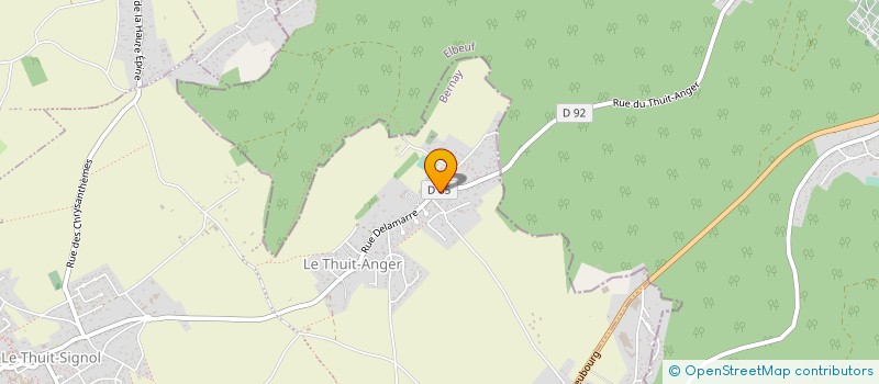 localisation de l'entreprise MGJ PEINTURE  LE THUIT DE L'OISON