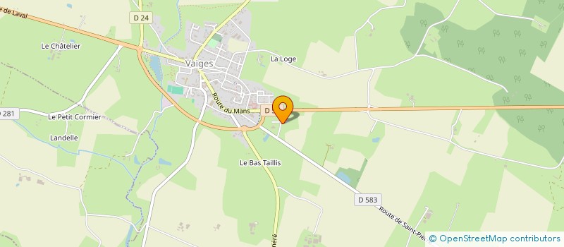 localisation de l'entreprise MGJC  VAIGES